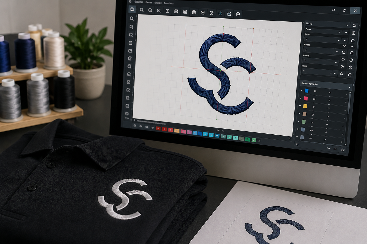 Digitalisation broderie
